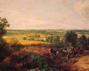 View of Dedham - 约翰·康斯特布尔